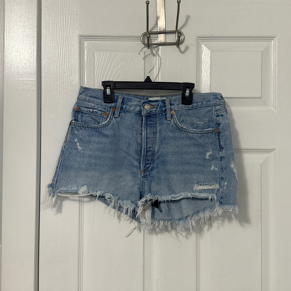 Agolde Parker Vintage Cut Off Shorts, Sz: 28